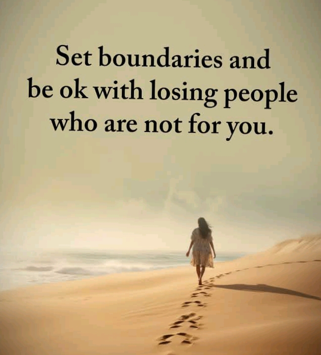 losing people who are not for you.
