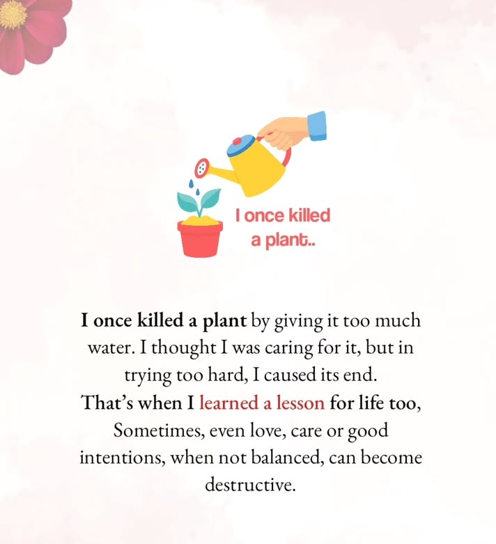 when I learned a lesson for life