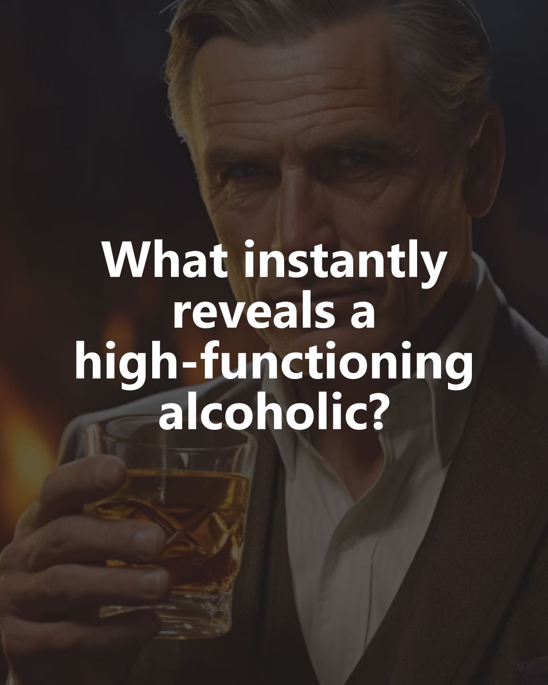 high-functioning alcoholic?